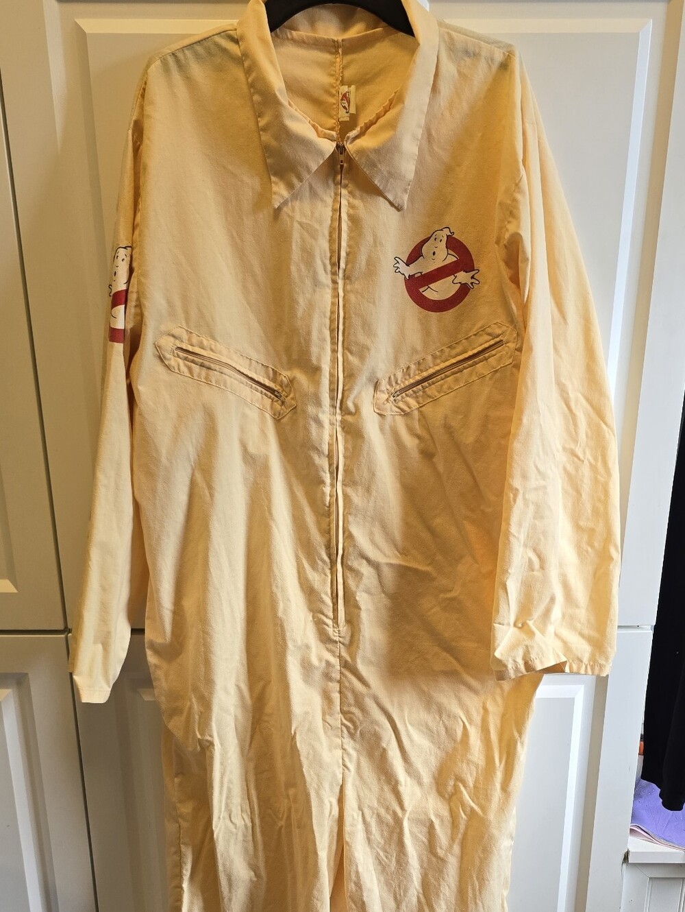 Original Vintage 1980's Ghostbusters Costume Jumpsuit by Rubies Adult One Size